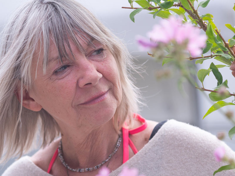 older woman to illustrate the topic of hormones and menopause