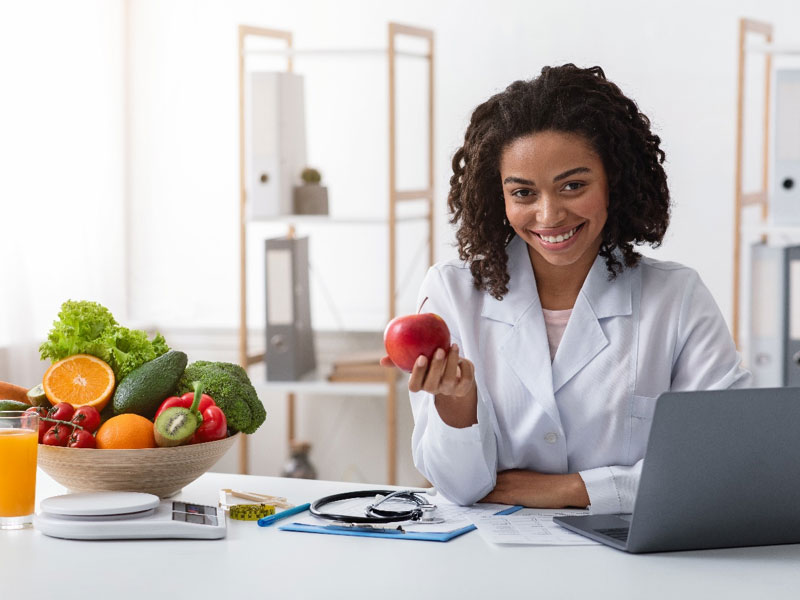 woman considering her food options to illustrate functional nutrition