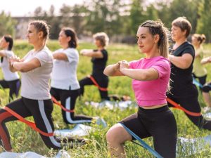 group of women exercising to illustrate successful functional medicine