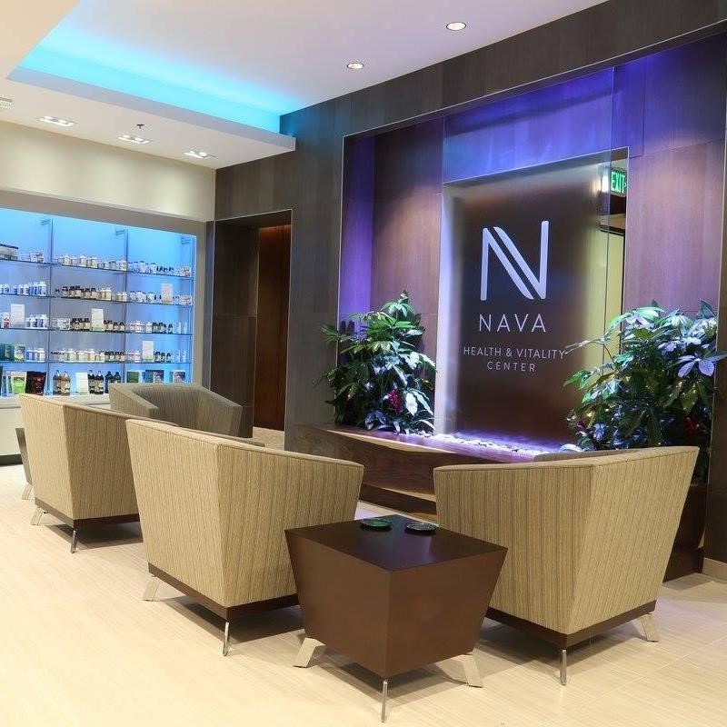 Lobby of a Nava Health center